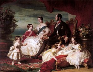Reine Victoria, Prince Albert et enfants - Franz Xaver Winterhalter